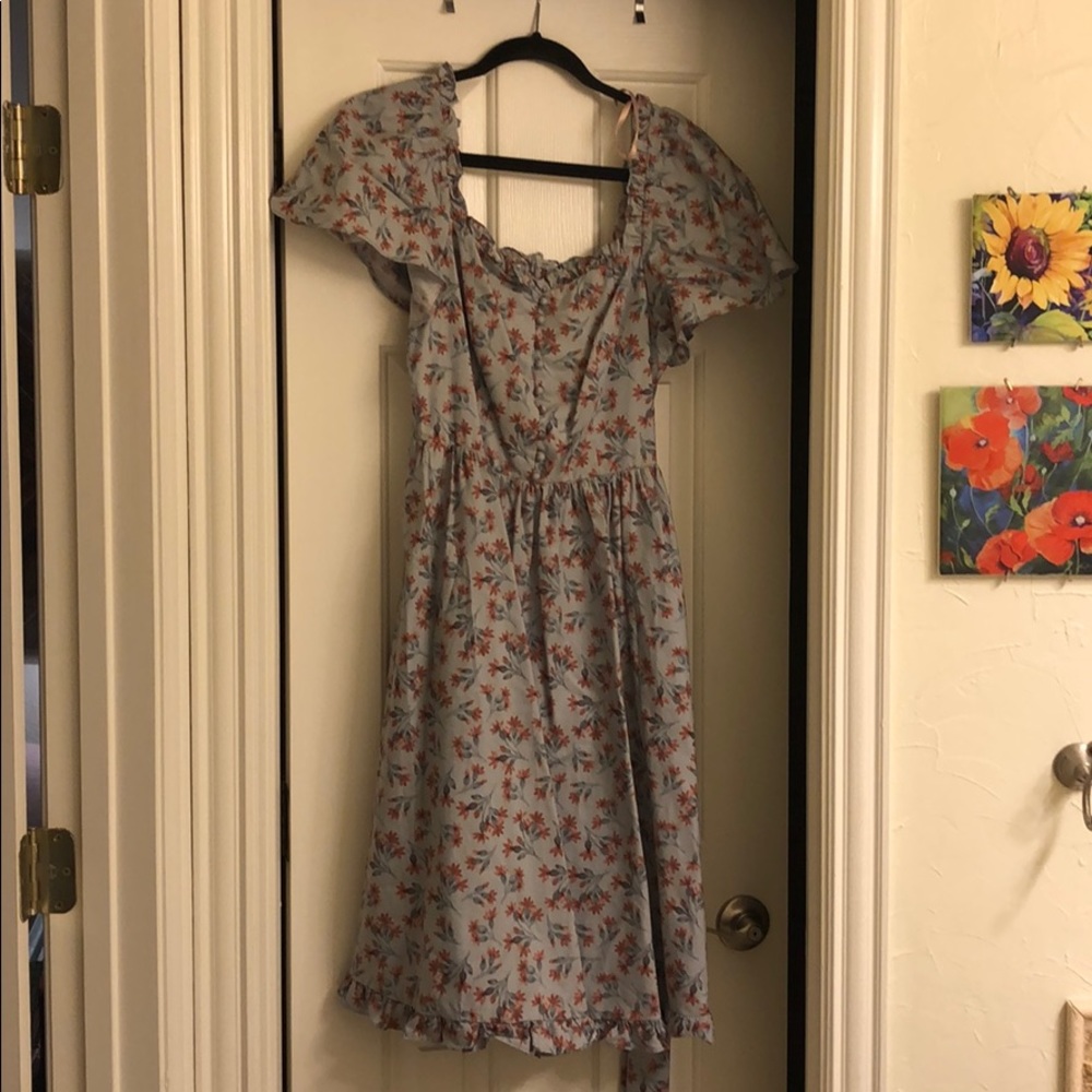 Blue Gal meets glam dress